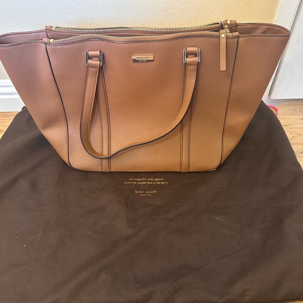 Kate Spade Tan Leather Tote